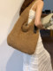 High-End Woven Bag for Women 2026 New Style Seaside Vacation Light Luxury Straw Bag Summer Large Capacity Tote Bag