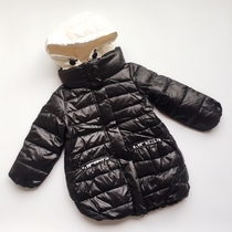 Webster counter in winter the big boy does not run velvet black long down jacket cold jacket