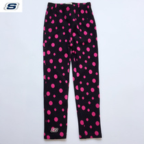 Skaiqi counter discount childrens clothing girls knitted autumn and winter dots elastic leggings soft non-Pilling pants