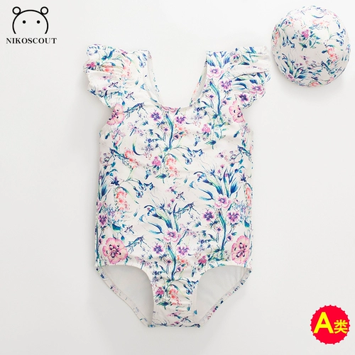 Детский быстросохнущий купальник, 3 лет, 2 лет, в корейском стиле, стиль «принцесса», в западном стиле