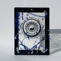 Синий, 7×10см