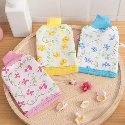 Rubbing towel double-sided men and women bath towel strong rubbing plaster gloves adult does not hurt scrub bath back artifact
