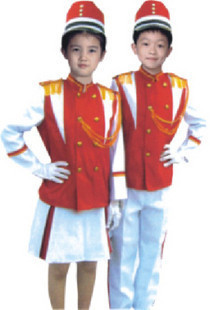 Student drum trumpet uniform Children's marching band uniform Honor guard uniform Flag raising uniform Young pioneer costume Performance costume