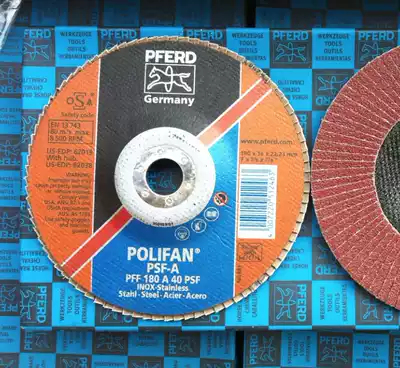 Horse ring louver blade German imported PFERD thousand-sheet grinding wheel blade stainless steel louver blade PFF180 A40PSF