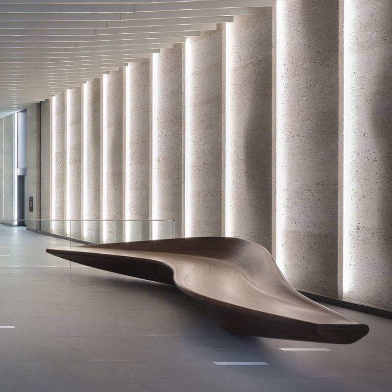 Office Hotel Hotel Lobby Lobby Leisure Seats Customized Reception Area Rest and Reception Solid Wood Waiting Chairs