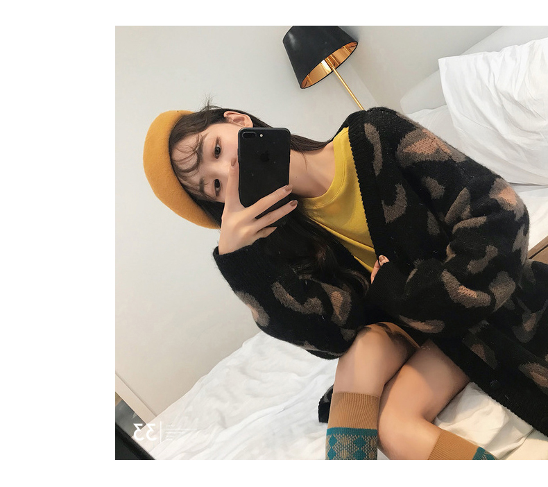 Áo chống mùa 2019 áo len cardigan mới nữ lỏng lẻo phiên bản Hàn Quốc lưới màu đỏ lười gió đan áo khoác len - Đan Cardigan áo len cổ lọ
