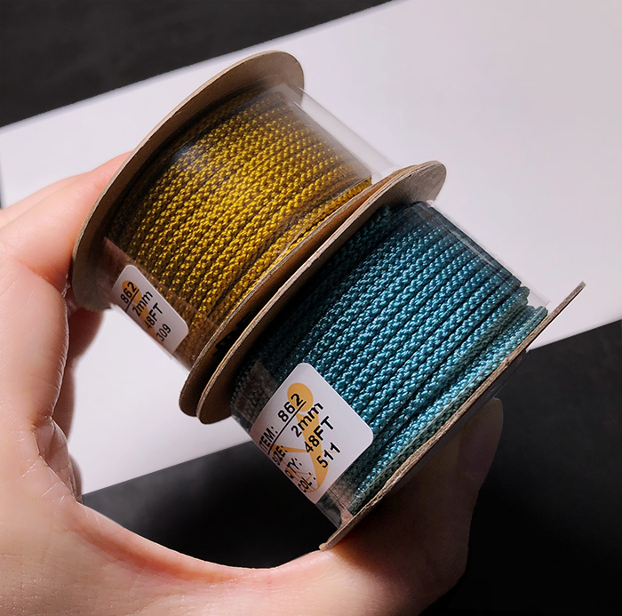 Taiwan COTTON THREAD 2mm VIN PLAY COTTON THREAD DIY HANDMADE BODICE BEADS HANDSTRING SPECIAL WITHOUT ELASTIC UPSCALE WIRE