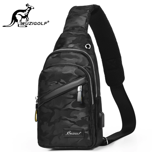 Кенгуру, мужская нагрудная сумка, сумка через плечо, рюкзак, водонепроницаемая сумка, трендовая сумка на одно плечо, ткань оксфорд