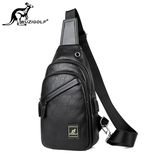 Кенгуру, мужская модная нагрудная сумка, сумка через плечо для отдыха, сумка на одно плечо, трендовый рюкзак, в корейском стиле