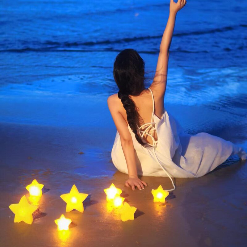Handheld Glowing Star Light, Creative and Aesthetically Pleasing, Perfect for Taking Photos at the Beach, a Must-Have for Girlfriends and Couples, Outdoor Photo Props Handheld Glowing Star Light, Creative and Aesthetically Pleasing, Perfect for Taking Photos at the Beach, a Must-Have for Girlfriends and Couples, Outdoor Photo Props
