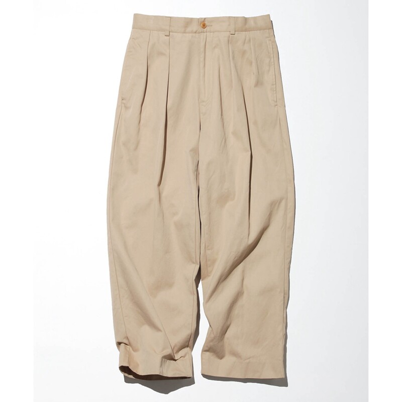 NAUTICA TOO BIG CHINO PANTS 日本FS限定長谷川監製寬鬆卡其長褲-淘寶