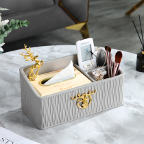 Simple modern household coffee table remote control storage tissue box home hotel napkin drawing box decoration ornaments