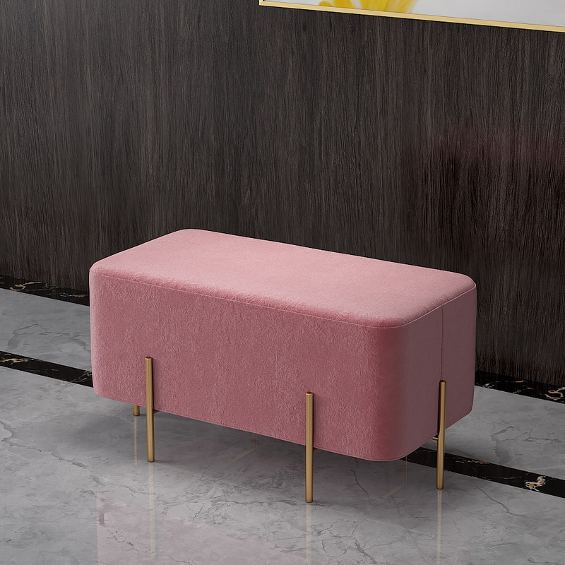 Nordic Light Lavish Clothing Shop Couch Stool Long Bench Storage Fitting Room Stool Rest Stool Shoes Shop Swap bench Bench Strip Bench