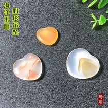 Marine jade medullary pendant natural agate grass flower male and female jade pendant item pendant to send girlfriend gift loving