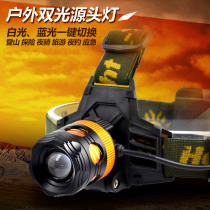 Outdoor small headlight strong light charging miners lamp LED super bright zoom head mounted flashlight waterproof hernia night fishing