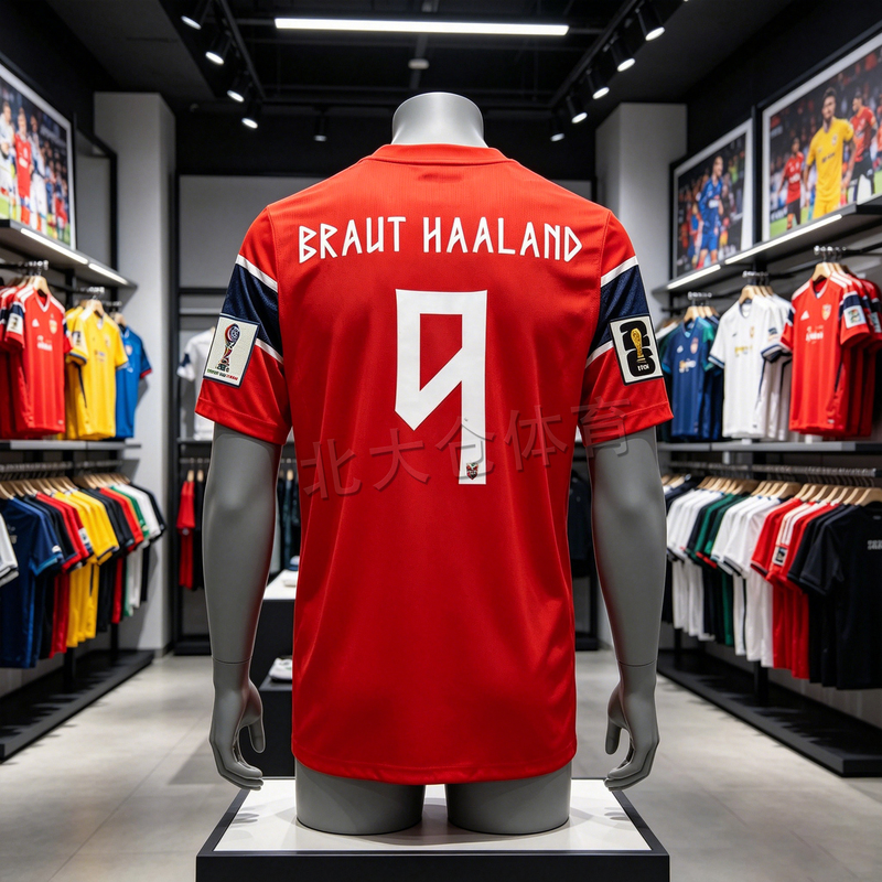 2026 Norway National Team Football Jersey Home Number 9 Haaland Player Version Number 10 Eriksen Away Jersey