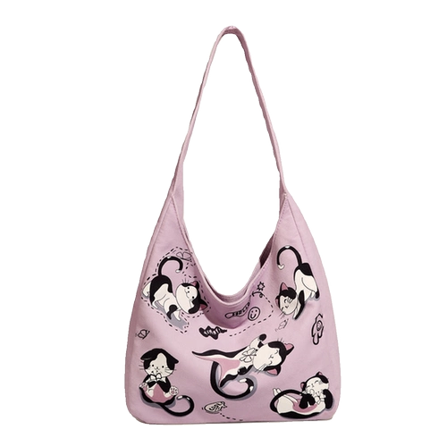 Милая вместительная и большая сумка на одно плечо в форме цветка, сумка через плечо, сумка подмышку, подходит для студента