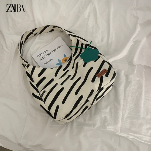 Зебра, вместительный и большой шоппер, вместительная и большая сумка через плечо для школьников, барсетка, сумка на одно плечо, подходит для студента
