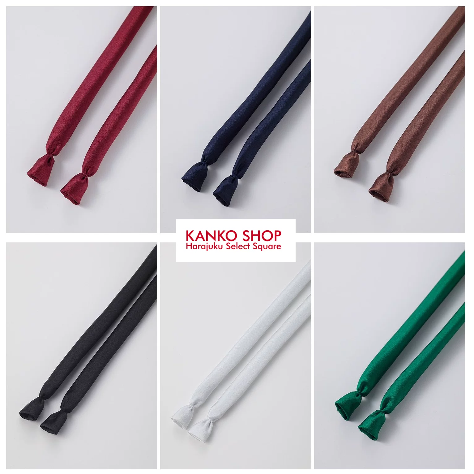 [【现货】KANKO 领绳 JK制服   日制 赤/绀/棕/绿/黑/白 DOMO豆摩]