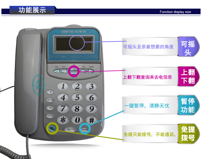 Функция отображения baotai T031 для founder.jpg