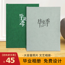 Graduation commemorative book making address book primary school graduation photo album customization