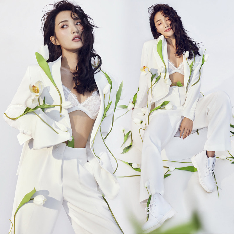 2020 new fashion big brand to work image art photo gallery write true female white suit neutral men dress