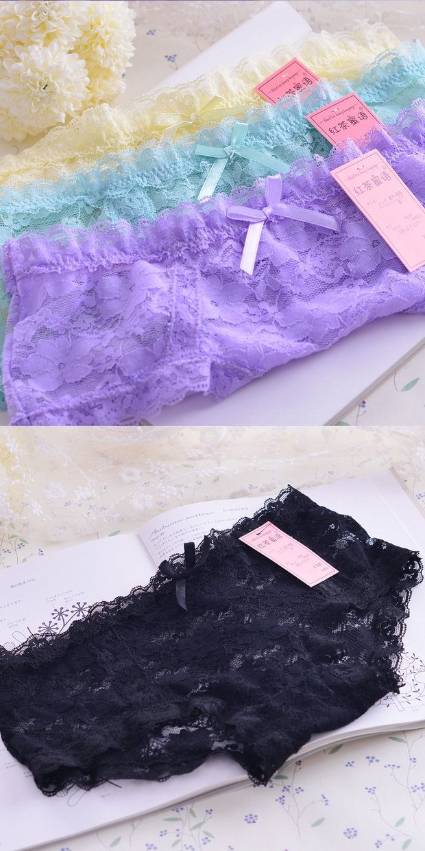 Sexy lưới đồ lót gợi cảm cô gái ren trong suốt eo thấp cám dỗ tam giác rỗng đồ lót phụ nữ C007 quần lót nữ gợi cảm