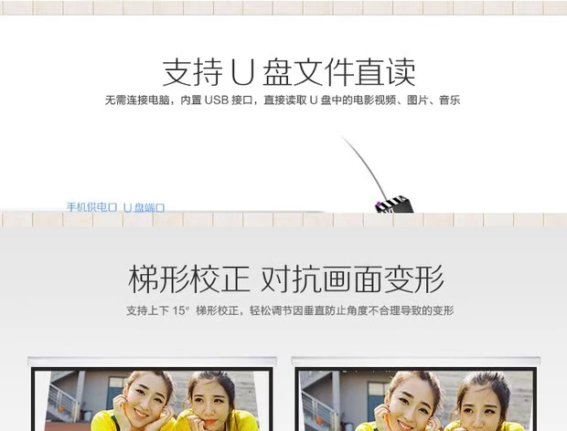 Máy chiếu Thunder máy chiếu gia đình HD 1080p Máy chiếu điện thoại di động Android không dây wifi thông minh văn phòng nhỏ - Máy chiếu máy chiếu giá rẻ dưới 1 triệu