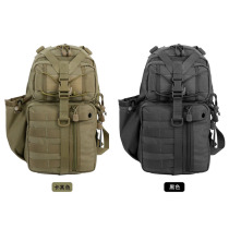 WHAMPOA Khaki Black 1000D64PCS Cordura Nylon Fabric Archer Tactical Backpack