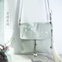 Зеленая рыба лотоса, сплошной цвет, ширина 19 *, высота 17, толщина 5 см.