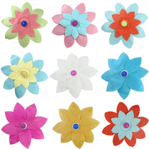 Tanabata lotus lanterns lotus lanterns Gongming lanterns water lanterns with fragrant wax