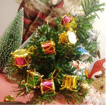Christmas decorations Christmas drum 3cm small pendant Christmas tree accessories supplies Christmas gifts 12 sets