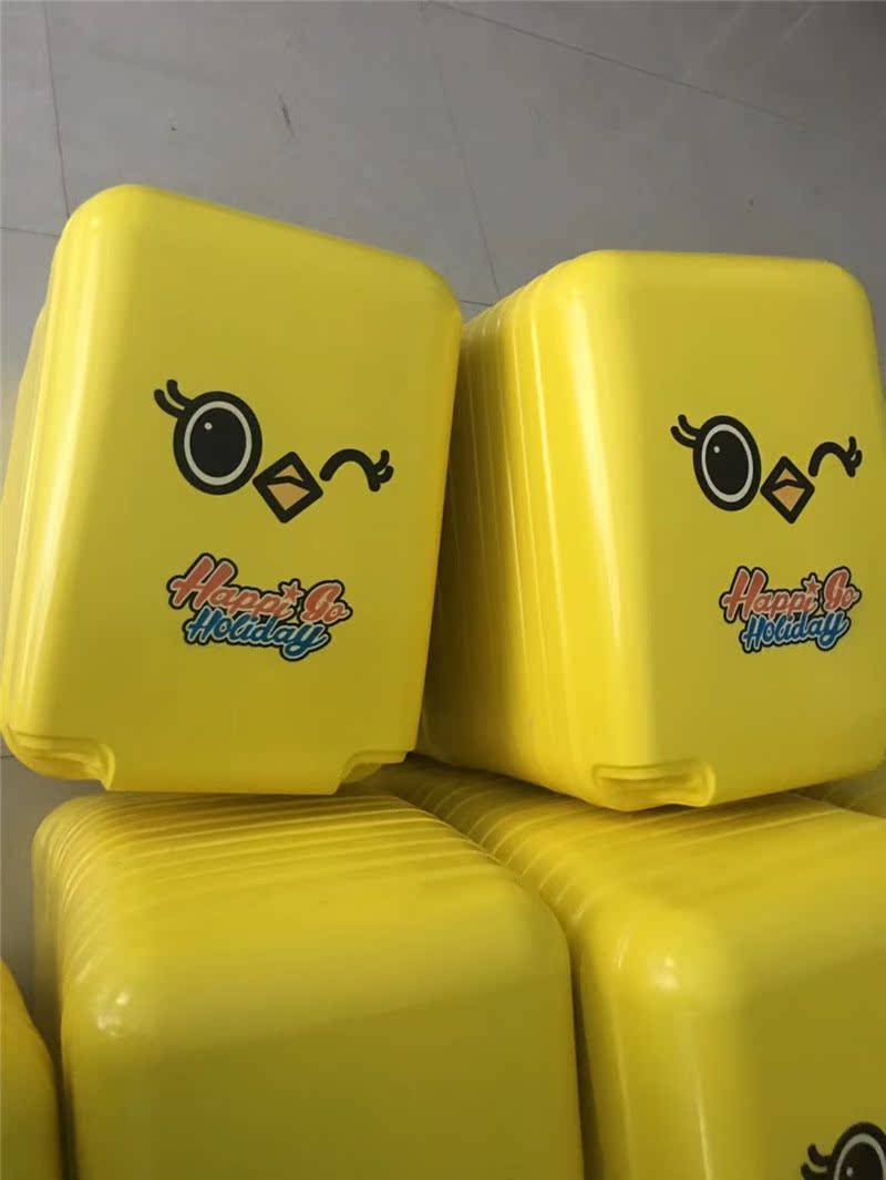 Tùy chỉnh da báo trẻ em xe đẩy vali vali nam và nữ bé dễ thương hoạt hình vali 16 inch cá tính vali kéo vải