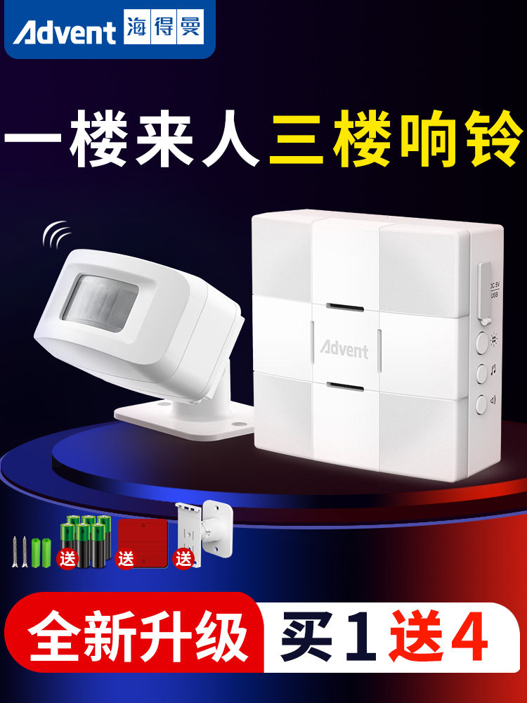 Hedman Welcome sensor shop Door Ding-dong voice welcome alarm listing sensor doorbell Commercial