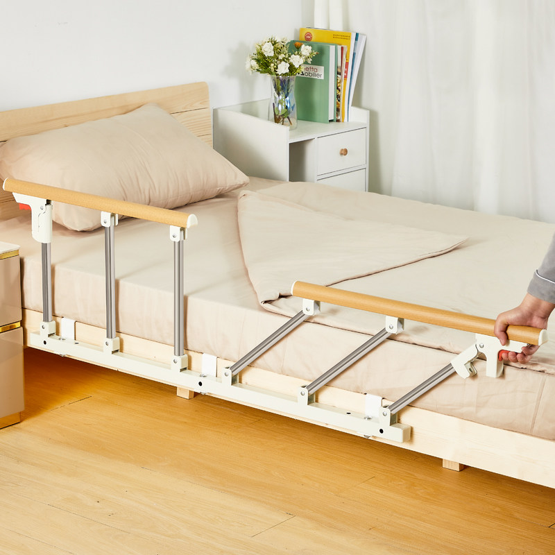 Geriatric bed fence guardrails bezel anti-fall railings Home beds Assistive Devices Can Fold Bed Border Fall devinators-Taobao