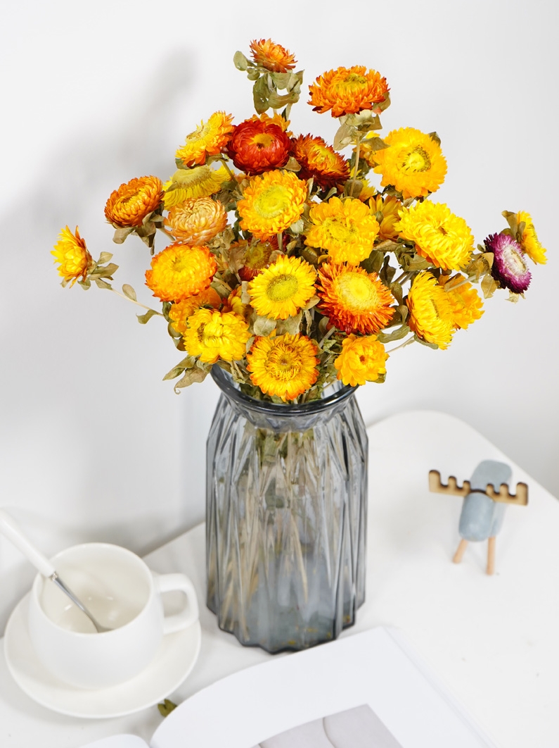 Yunnan natural Daisies dried flower bouquet real flowers Air dried ins net red decoration diy literary flower arrangement shooting road