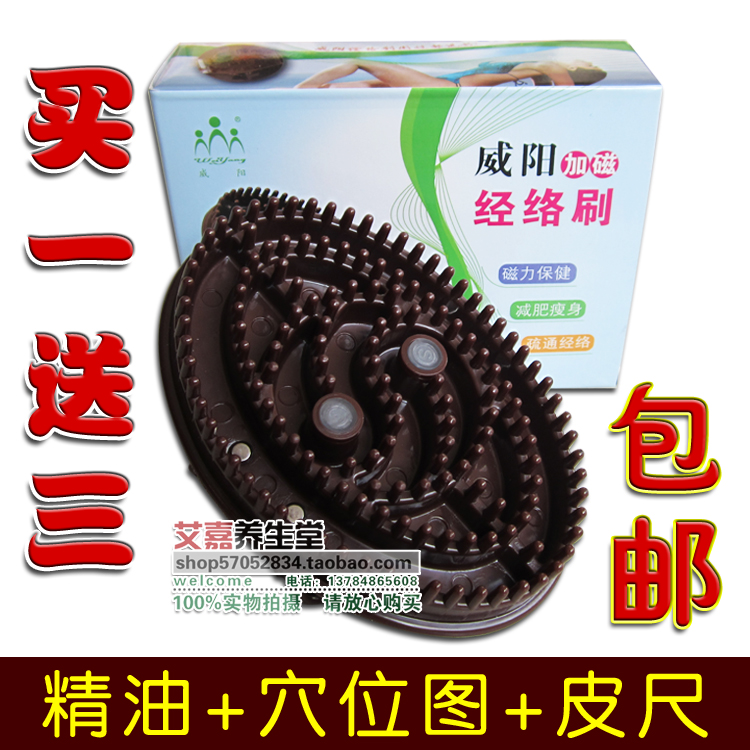 Meridian Brushed Meme Body Five Rows Meridians Magnetic Therapy Brushed Magician Brush Massage Brush