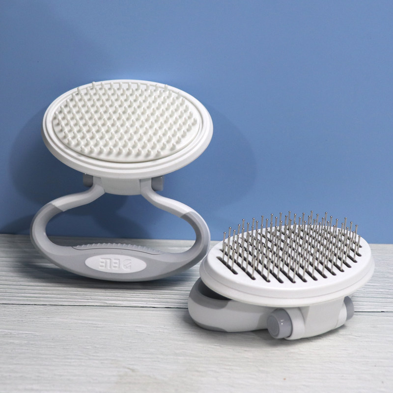 Get Le Smart Comb Massage Brush Pet Needle Comb-Roll Cat Brush Cat Comb-Roll Dog Comb to Mao Hair Beauty Supplies