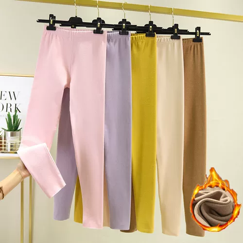 Леггинсы, демисезонные штаны, осеннее утепленное термобелье для отдыха для школьников, коллекция 2021, по фигуре