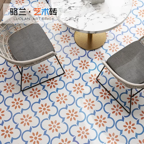 Марокканская северная ретро -плитка кухня кухня туалетная плитка ванная комната туалет