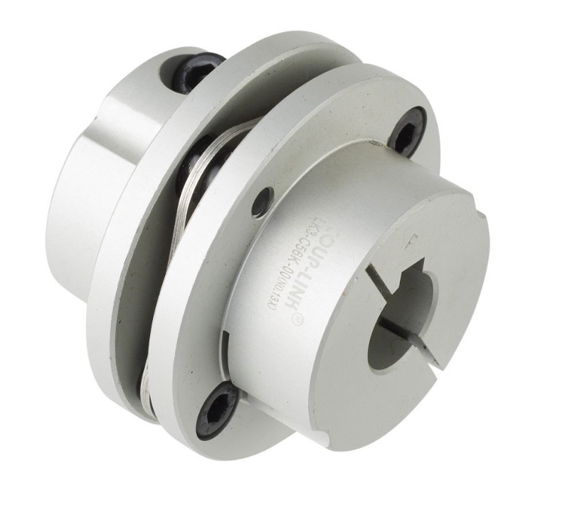 DADKC56-15-20 coupling Single section diaphragm clamping screw fixed type with keyway