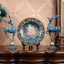 European-style deer ornaments living room TV cabinet model room entrance wine cabinet home soft decoration accessories wedding gifts