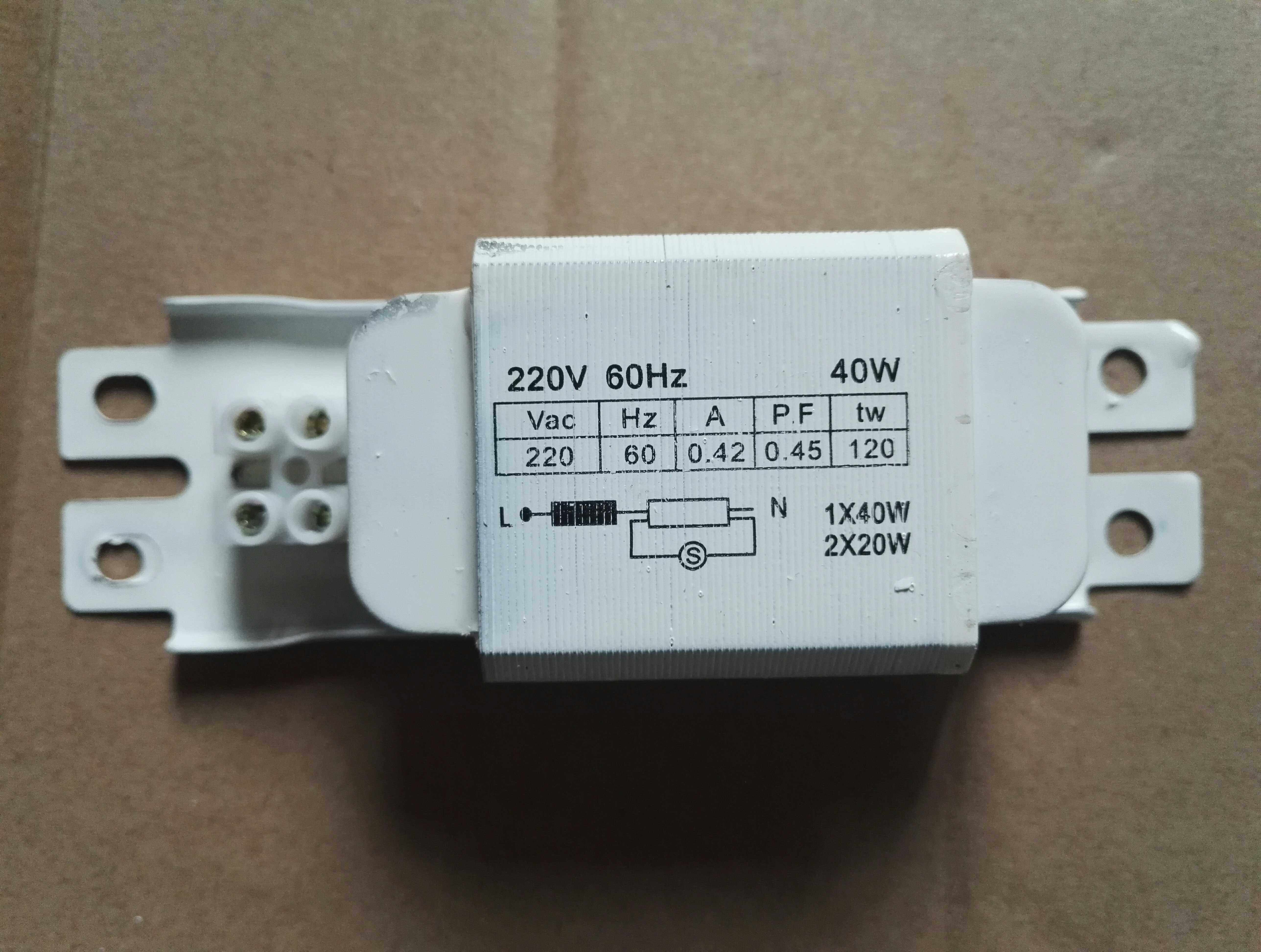791558 Ballast 220V 40W 60HZ