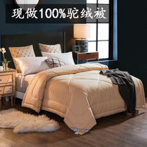 Autumn and winter pure camel hair quilt warm and thickened 100% camel hair quilt core single double quilt quilt student quilt cover