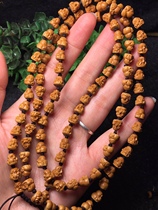 Olive core tip 108 Arhat carved necklace neck hanging long string handmade boutique pure handmade small seed 0 7 size