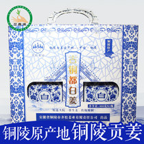 1600g Anhui special production upscale green flower porcelain gift box copper mausoleum ginger white ginger white ginger Zhengzong Compound tender ginger fresh ginger
