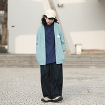 Upright Walking Waffle Hooded Sweatshirt Jacket Woman Spring Autumn New 2022 letter flocking V collar 100 lap blouse bf