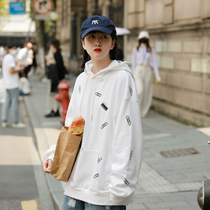 Spring Autumn Pure Color Tandem Hat Necropolis Design Sensation Embroidered Blouse Harbor Wind Loose Casual 100 Hitch Jacket Head Jacket
