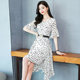 Shen Yidu 2021 summer new women's clothing spring and summer fashion all-match elegant polka dot slim dress 1912