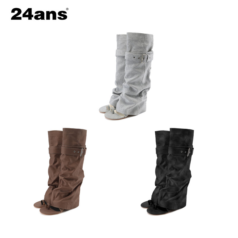 24Ans Ltd Summer Edition Bootcut Pants Three Colors Improved Heel Height and Inner Sole Comfort